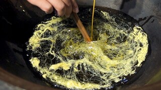 Egg Floss, home-made dishes, yummy