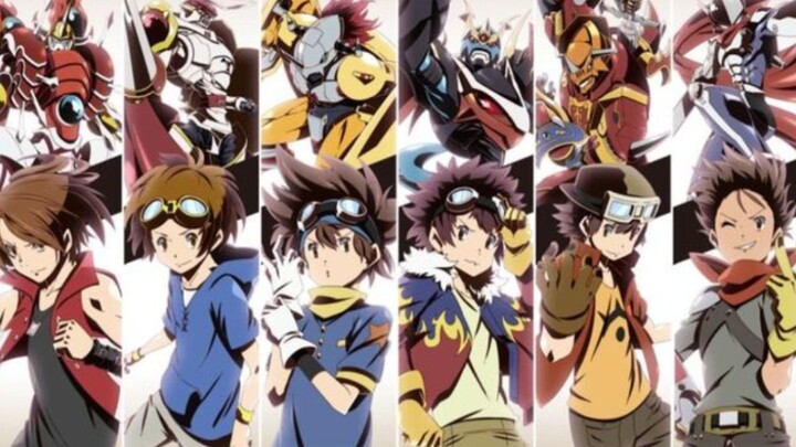 [Digimon] Season 1 Main Characters' Digivolutions