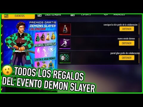 Los Nuevos Regalitos del Evento Demon Slayer x Free Fire 🎁😱 | JORGEPLAYED