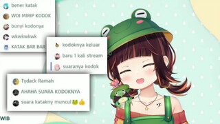pengen denger suara kodok nya suika?!
