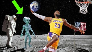 NBA "Alien Dunks" Moment !
