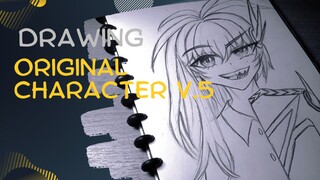 「DRAWING」「ORIGINAL CHARACTER V.5」