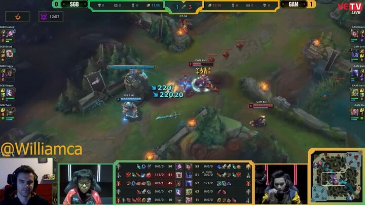 Màn so tài giữa hai đội tuyển GAM và SGB phần 2 #game