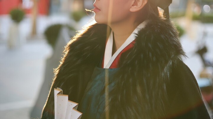 [Hanfu Outfit] Do you think Ming‑dynasty winter attire looks warmer, or does a down jacket?