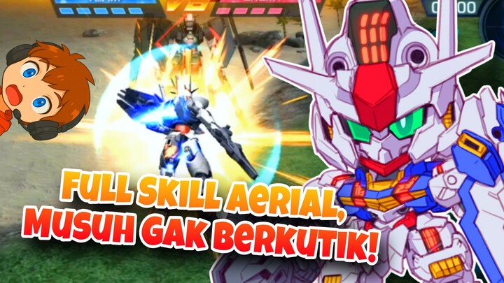 Full Skill Serangan Aerial, Musuh Gak Berkutik! - Gundam Supreme Battle