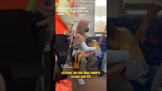 Viral! Anak dan ibu diusir dari KRL??