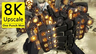 【8K】《一拳超人》琦玉 vs 杰诺斯 名场面 | 英配 | AI修复画质增强版