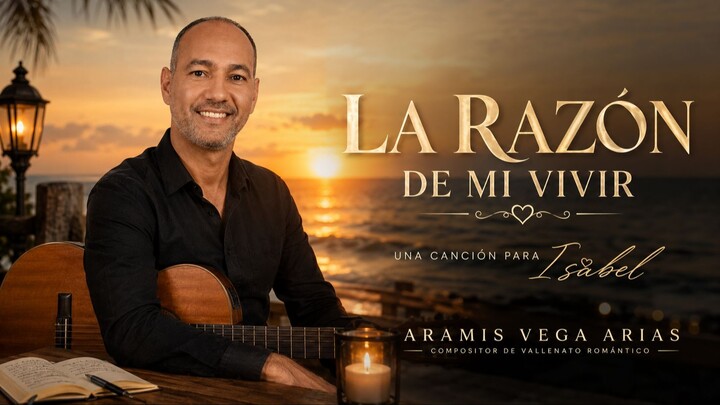 La Razón de mi Vivir | Vallenato Romántico Original | Video Oficial | Aramis Vega Arias