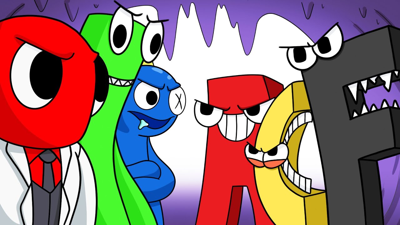 RAINBOW FRIENDS vs ALPHABET LORE on Make a GIF