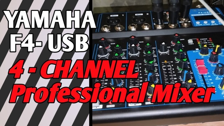 1,600 PESSOS LNG? - Yamaha F4- USB 4 Channel Bluetooth/USB Mixer Form Shopee - Unboxing PART 1