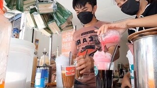 เนสกาแฟ+โบราณ ยกล้อ ชาดำ นมเย็นสีชมพู/ชมเพลินๆกับกาแฟโบว์ค่ะ