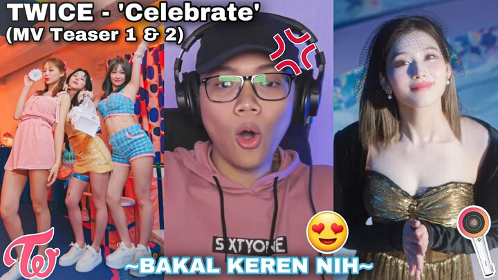 KESUKAAN PARA ONCE NIH😍|| TWICE「Celebrate」Teaser 1 & 2 || REACTION (Indonesia)