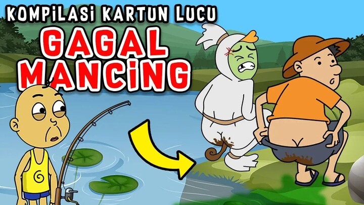 KOCAK!! CEWEK VS COWOK Saat MAKAN DI WARUNG  Kartun Acing Lucu  Funny Cartoon