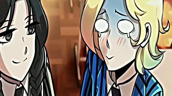 the difference between a girl who likes colorful colors vs a black girl Wednesday