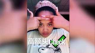 看看你的额头能放几根手指 😂