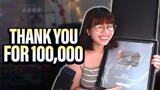 THANK YOU for 100K! Unboxing my SILVER PLAY BUTTON | SevyPlays