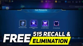 FREE 515 MWORLD RECALL , ELIMINATION EFFECT , BORDER & MORE  | MOBILE LEGENDS