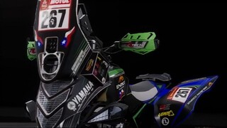 Quad Yamaha Raptor 700 in Dakar Desert Rally. Enrico racing team