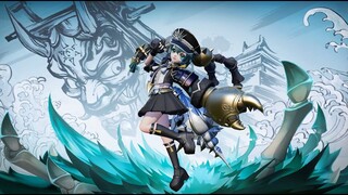 Preview of Kani Hime's brand-new Marine Team series skin "Aquatic Grit"  | Onmyoji Arena