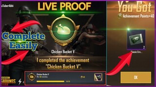 How To Complete Chicken Buckit 5 Achievement Easily ? ||Pubg Secret Trick To Win 50 Matches Easily