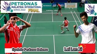 Syabda Perkasa Belawa INA vs Lei Lan Xi CHN | Badminton Petronas Malaysia International Series 2022