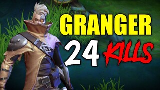 GRANGER 24 KILLS | MOBILE LEGENDS BANG BANG