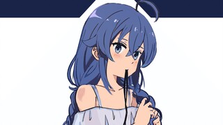 [Painting process] The non-chanting water magician - Luo Qixi