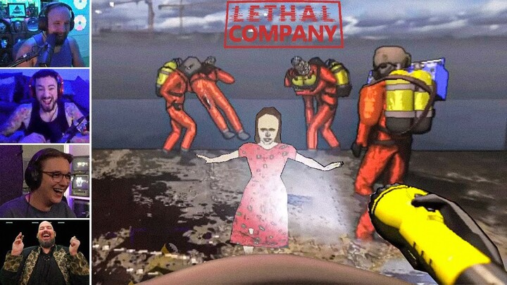 Lethal Company, Top Twitch Jumpscares Compilation Part 12 (Horror Games)