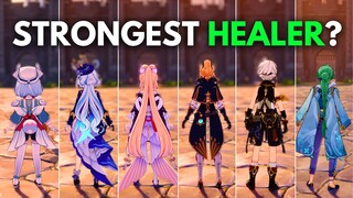 Who is BEST healer ?? SIGEWINNE Healing Comparison [ Genshin Impact ]