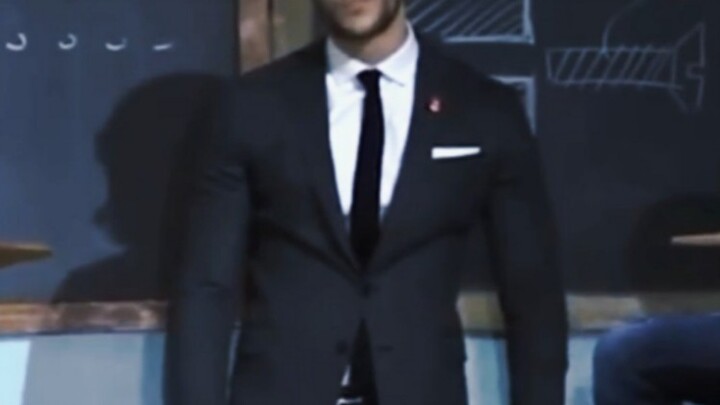 Holy cow! Hormones are off the charts: Senior or Daddy?! British collegiate-style outfit