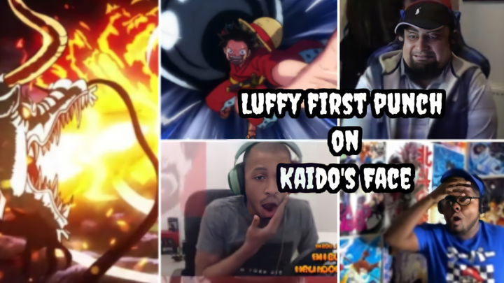 Luffy first punch on kaido's face#kaidovsluffy