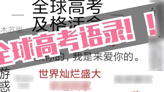 Những câu phù hợp để viết trong bài luận trong kỳ thi tuyển sinh đại học toàn cầu (giả)! ! Cô gái ba