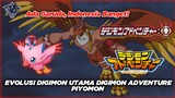 Garuda Indonesia! Evolusi Digimon Utama Digimon Adventure! Evolusi Piyomon Lengkap!