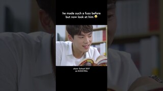 never judge a book by its cover 😉 #shorts #kocowa #school2017 #kdrama #kdramashorts