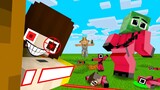 Monster School: SQUID GAME BABY ZOMBIE AND DOLL SISTER - Sad Story - Minecraft Animation