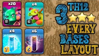 INSANE😱 TH12 STRATEGY | NEW BEST TH12 STRATEGY | MASS SUPER MINIONS BATS ATTACK | CLASH OF CLANS