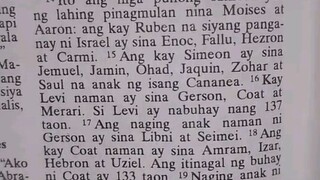 Pang Araw Araw na Talata.               Exodus 6:14-20