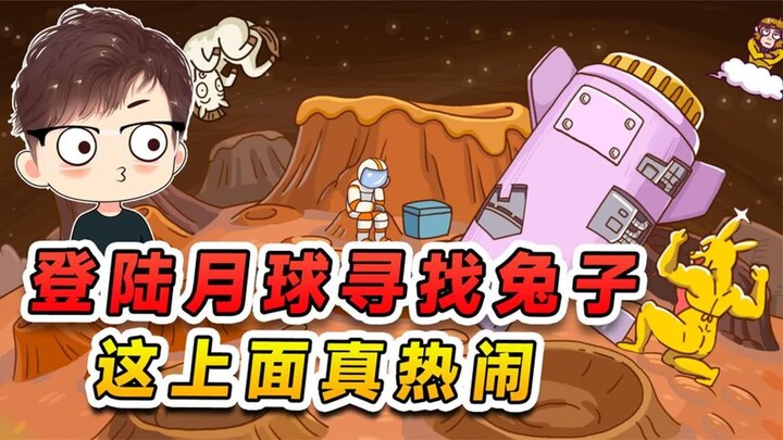 登陆月球寻找兔子？这上面挺热闹的，我还发现了变异金刚兔