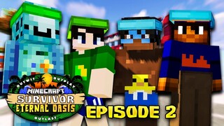 Minecraft Survivor Eternal Oasis | Episode 2 | I'm In One World Right Now