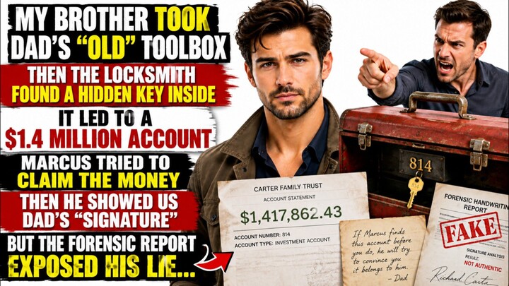 My Brother Took Dad’s “Old” Toolbox—Then the Locksmith Found a Key to a $1.4 Million Accounti
