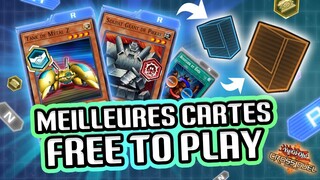 MEILLEURES cartes FREE TO PLAY pour vos decks sur Yu-Gi-Oh! CROSS DUEL !