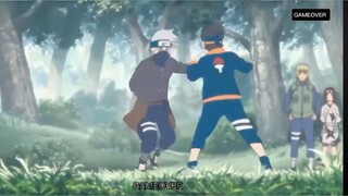 hatake kakashi vs. Uchiha Obito