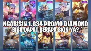 HABISIN 1.634 PROMO DIAMOND - BISA DAPAT APA SAJAH YA? MOBILE LEGENDS