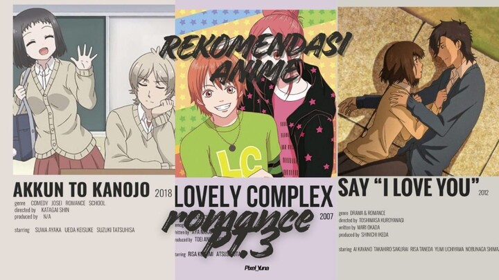 Rekomendasi Anime Romance PT.2
