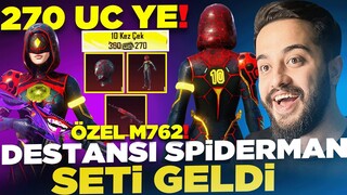 OHA! 270 UC YE DESTANSI SPİDERMAN SETİ ve ÖZEL M762 GELDİ! (2.500 UC YE FULLEDİK) PUBG Mobile