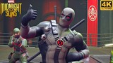 X-Force Deadpool Suit Showcase - Marvel's Midnight Suns (4K 60FPS)