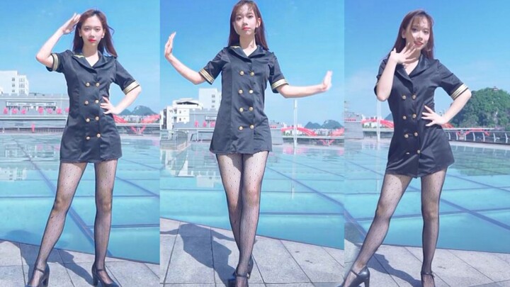 Genie❤️Sexy hot girl dancing on the rooftop～【HD vertical screen】Closer to you