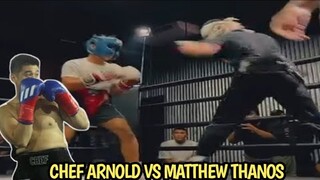 CHEF ARNOLD VS MATTHEW THANOS FULL FIGHT - CHEF ARNOLD VS MATTHEW THANOS