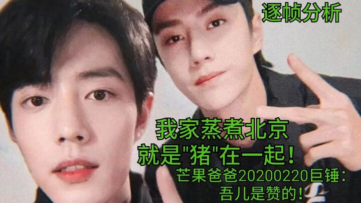 【博君一肖2.20】逐帧分析：我家蒸煮北京就是在一起！芒果爸爸巨锤：小宝的吾爱是赞！