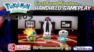 Handheld Gameplay - Pokemon Legends: Arceus | 720p 30 fps No Commentary | Nintendo Switch v1 v2 LITE